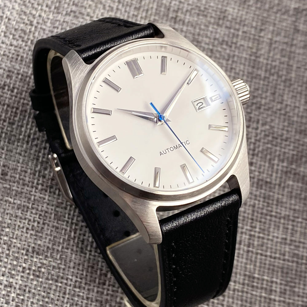 Seiko Watch Presage - ساعة غوص تاندوريو للرجال، قرص أبيض