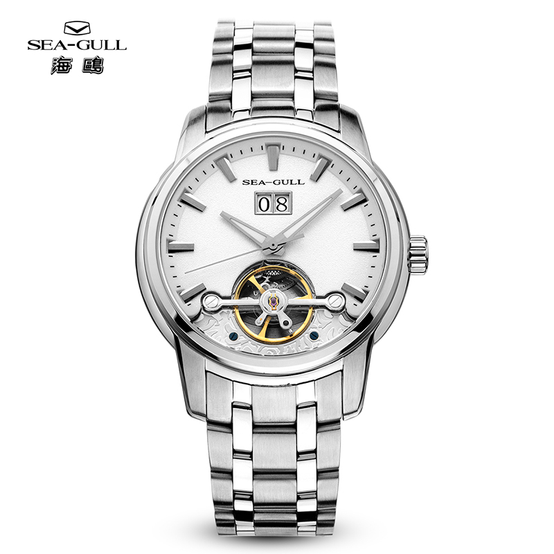 Omega Watch Constellation - ساعة حذافة ميكانيكية من Seagull للرجال