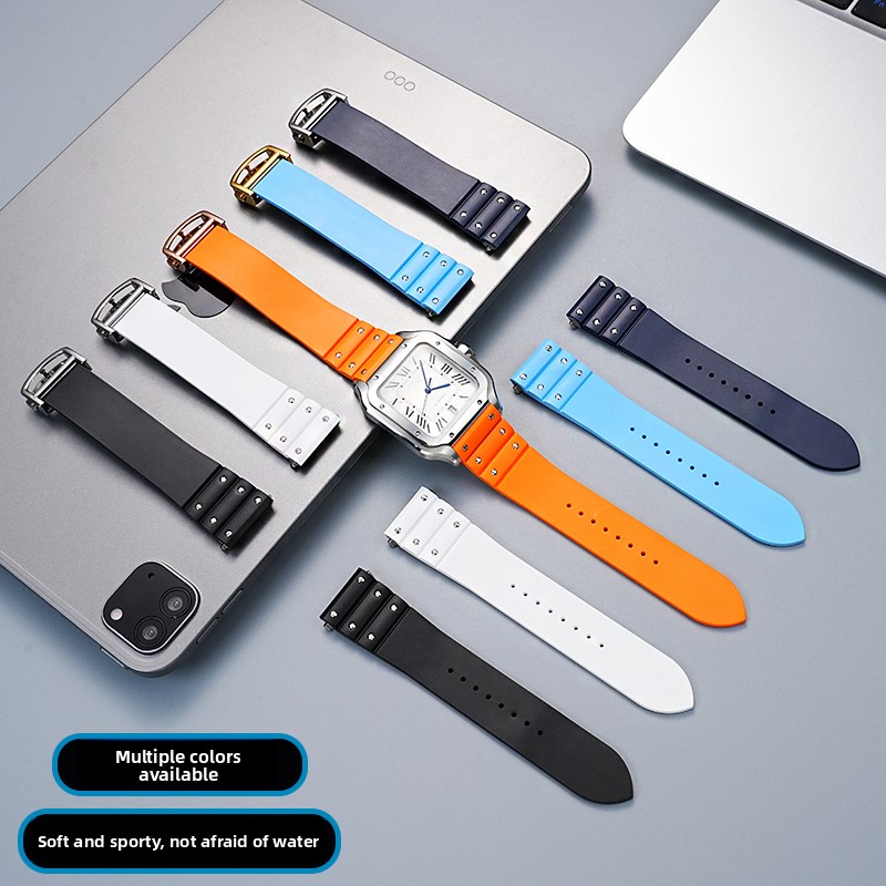19 مم 21 مم لساعة كارتييه سانت - مراجعة Suede Strap Watch وسعره