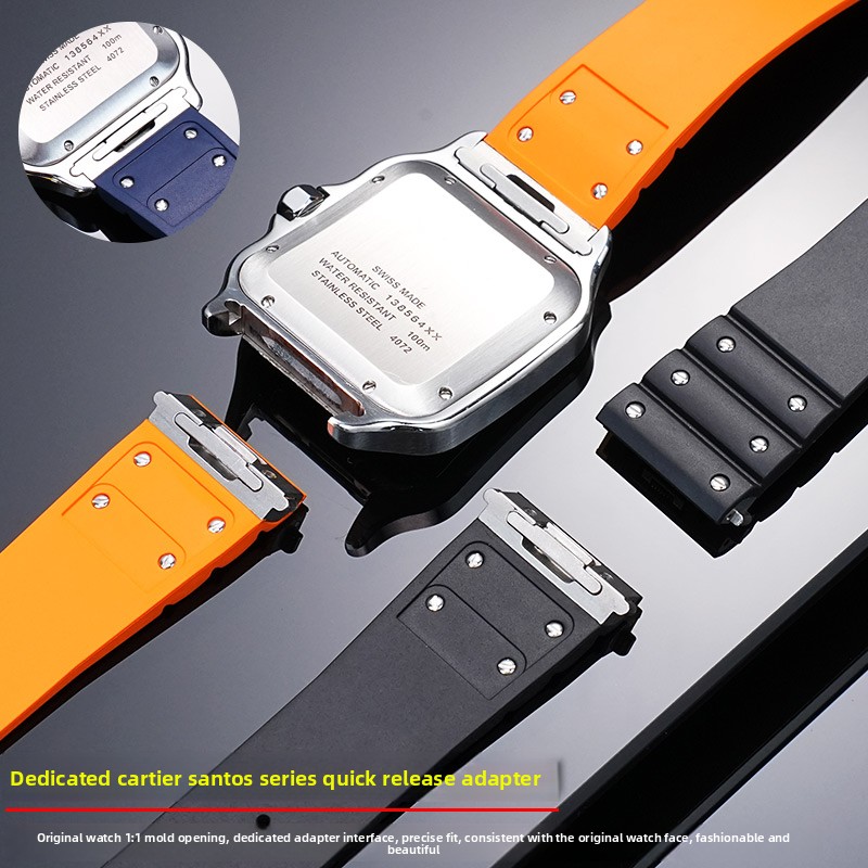 19 مم 21 مم لساعة كارتييه سانت - مراجعة Suede Strap Watch وسعره