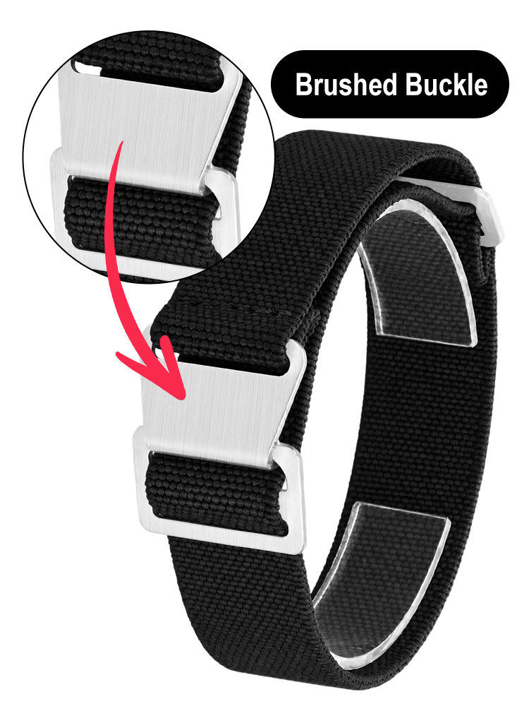 حزام ساعة مرن من قماش النايلون - مراجعة Parachute Strap Elastic وسعره