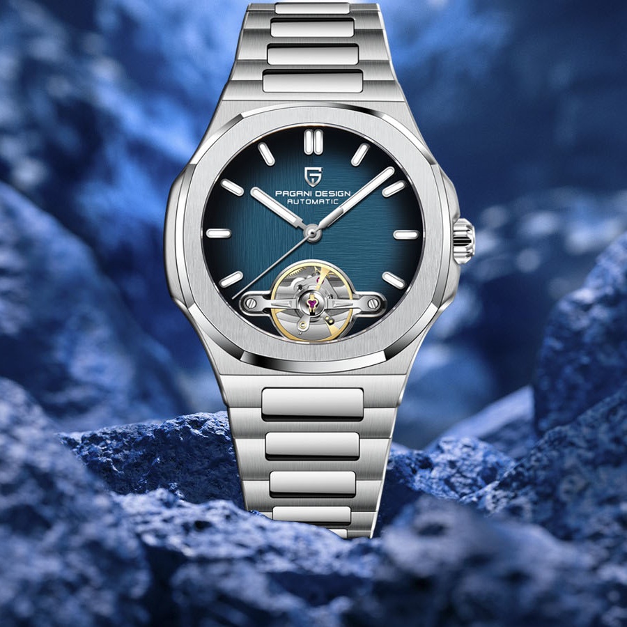 PAGANI تصميم جديد الميكانيكية  - مراجعة Patek Philippe Watch Nautilus وسعره