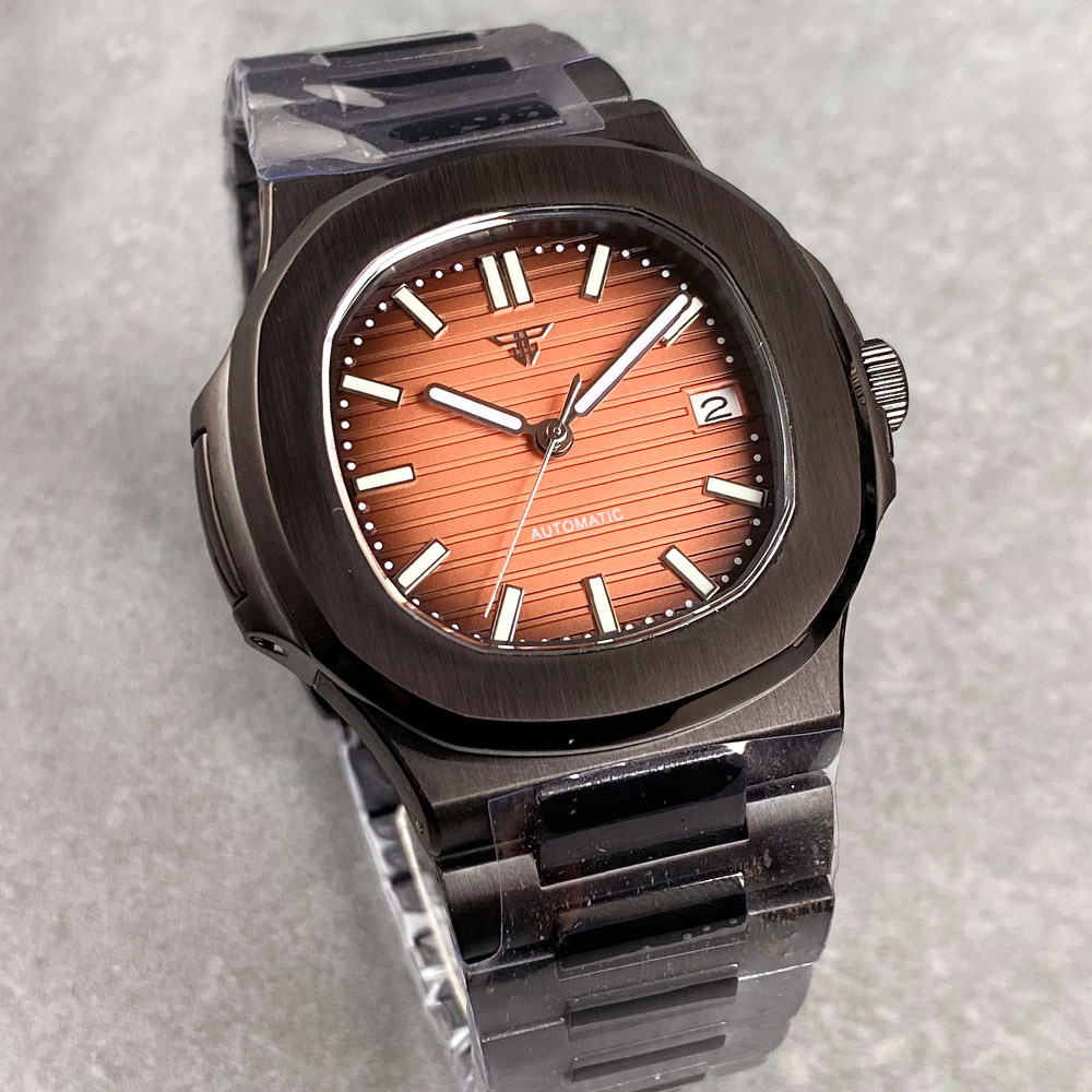 ساعة أوتوماتيكية للرجال بطلاء  - مراجعة Patek Philippe Watch Nautilus وسعره