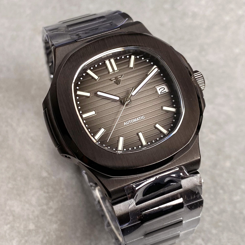 ساعة أوتوماتيكية للرجال بطلاء  - مراجعة Patek Philippe Watch Nautilus وسعره